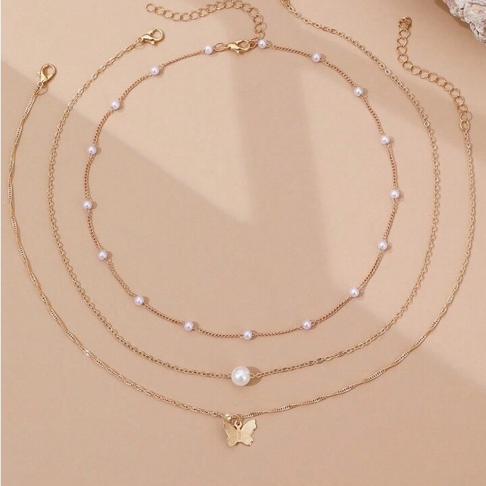 New! 3pc fashion necklace set